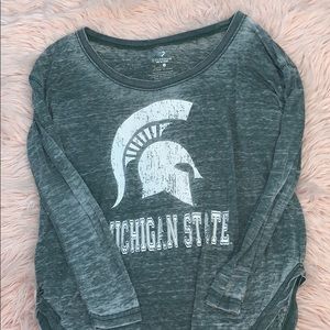 Msu long sleeve tee